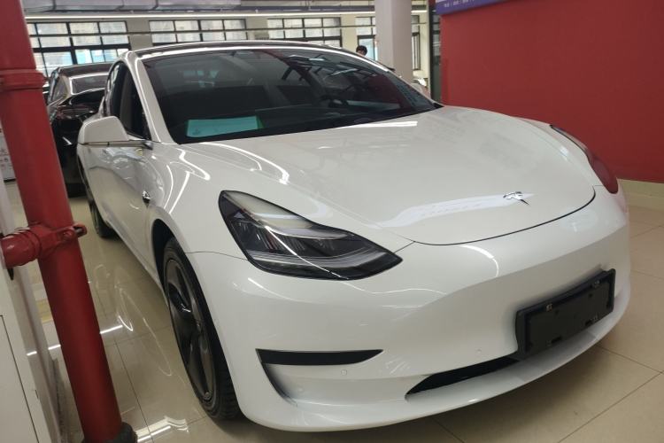 Used Tesla Model 3 2020 Standard Range Rear-Wheel Drive Upgraded Version Front Right 45 Deg
