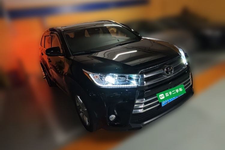 Used Toyota Highlander 2018 2.0T Four-Wheel Drive Supreme Edition 7-Seater China VI Front Right 45 Deg