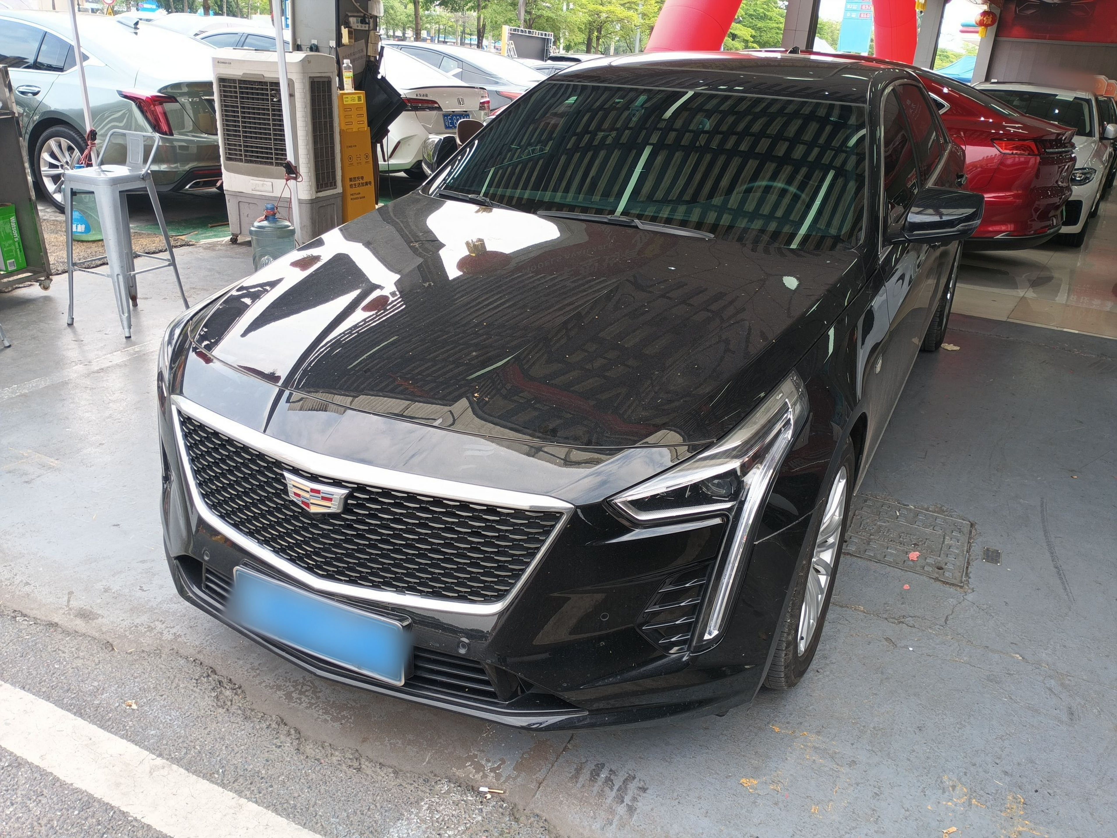 تحت مقدمة السيارة