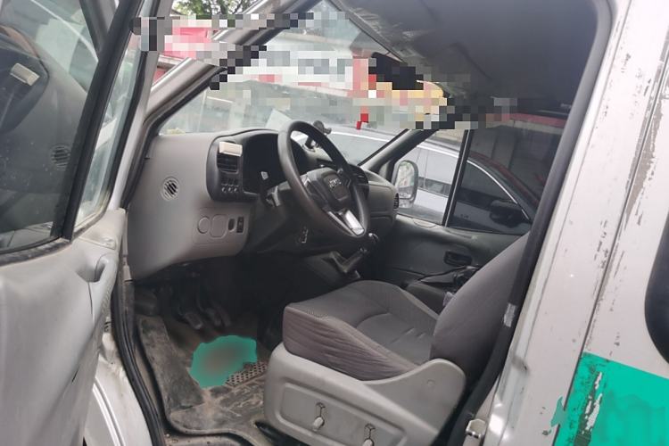 Used JMC Transit 2019 2.8T Commercial Version Long Wheelbase Mid-Roof 6-Seater Rear Single Tire China VI Emission Standard – JX493
