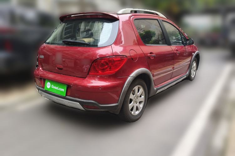 Used Peugeot 307 2012 Hatchback 1.6L Automatic Comfort Edition Rear Right 45 Deg