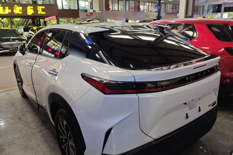 Used Lexus RZ 2023 450e All-Wheel Drive Luxury Edition Rear Left 45 Deg