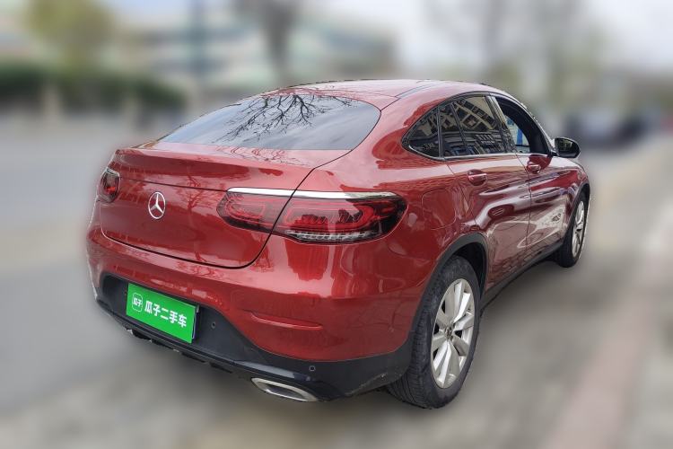 Used Mercedes-Benz GLC Coupe 2020 GLC 260 4MATIC Coupe SUV Rear Right 45 Deg