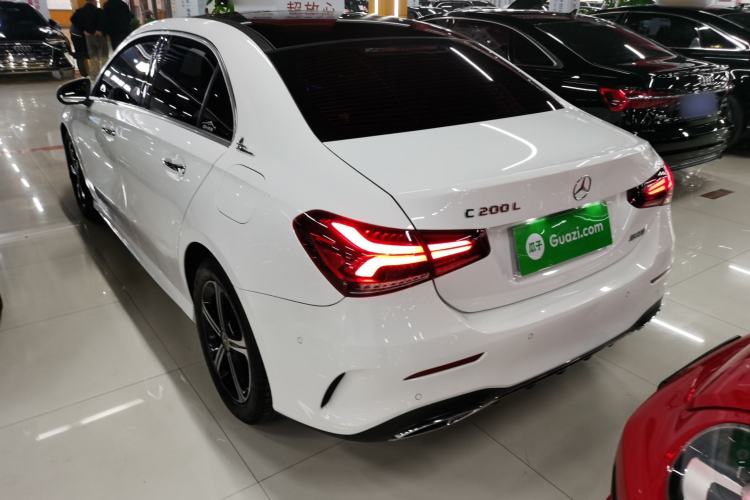 Used Mercedes-Benz A-Class 2022 Revised Version A 200 L Sport Sedan Fashionable Style Rear Left 45 Deg