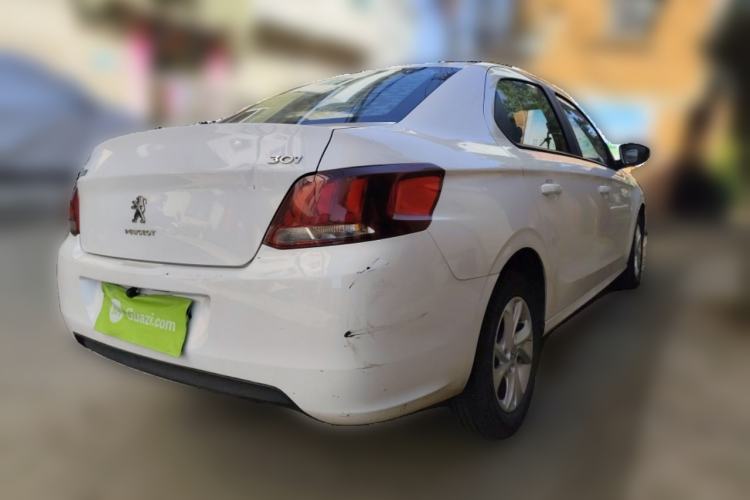 Used Peugeot 301 2018 1.6L Manual Comfort Edition Rear Right 45 Deg