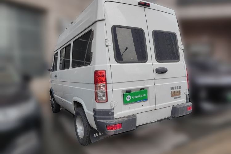 Used Iveco Daily 2020 2.5T A35 Passenger Van with Dual Tires Mid-Roof Design 5-9 Seater Side-Sliding Door China V Emission Standard Rear Left 45 Deg