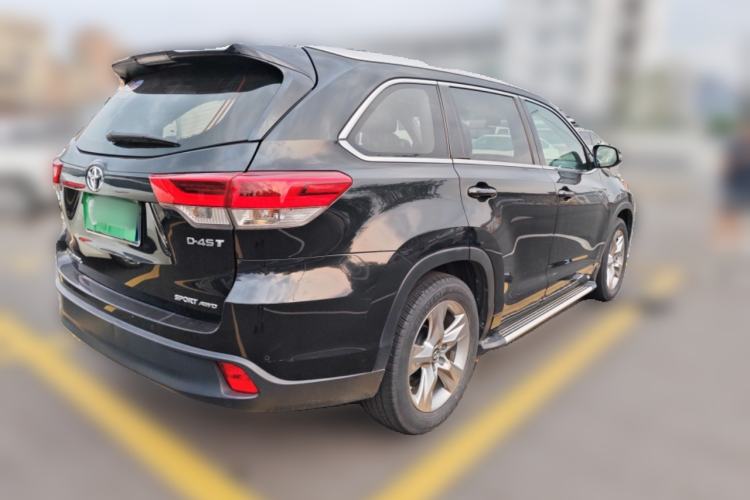 Used Toyota Highlander 2021 2.0T Four-Wheel Drive Luxury Edition 7 Seats Rear Right 45 Deg