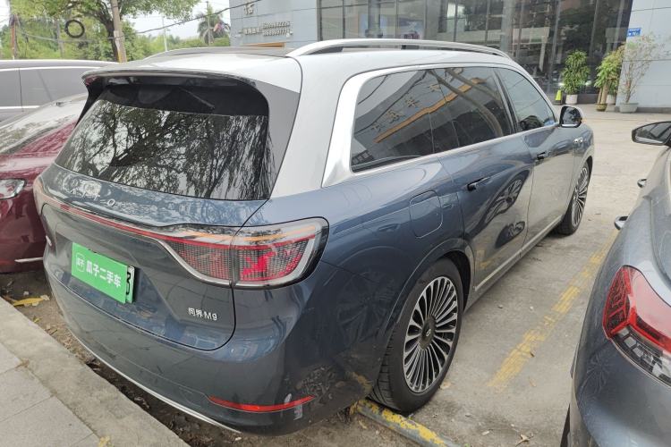 Used Hima AITO M9 2024 Range-Extended Ultra Version 42 kWh 6-Seater Model Rear Right 45 Deg