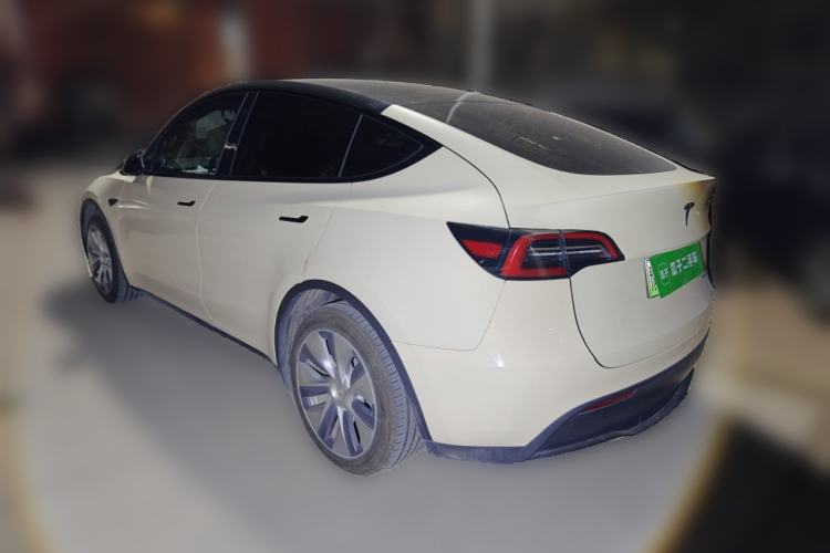 Used Tesla Model Y 2021 Standard Range Rear-Wheel Drive Version Rear Left 45 Deg