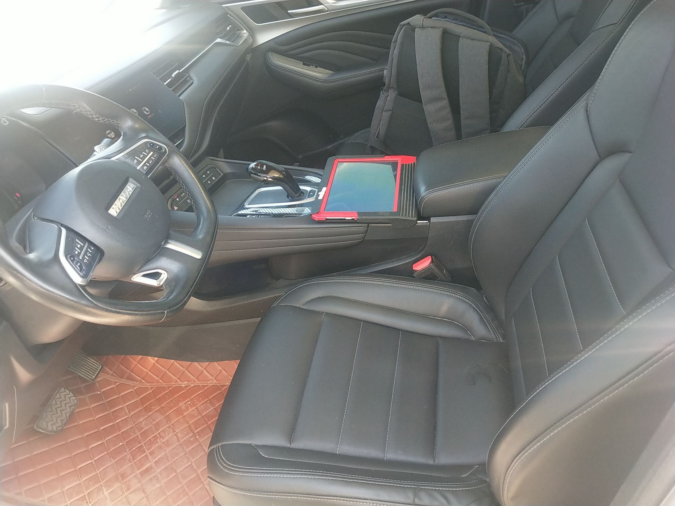 Переднее сиденье в автомобиле