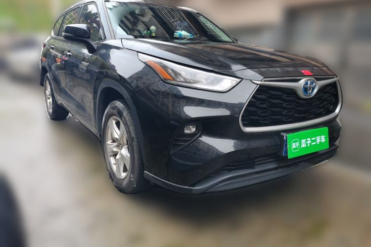 Used Toyota Highlander 2023 2.5L Smart Electric Hybrid Dual-Engine Two-Wheel Drive Elite Version 5 Seats Front Right 45 Deg
