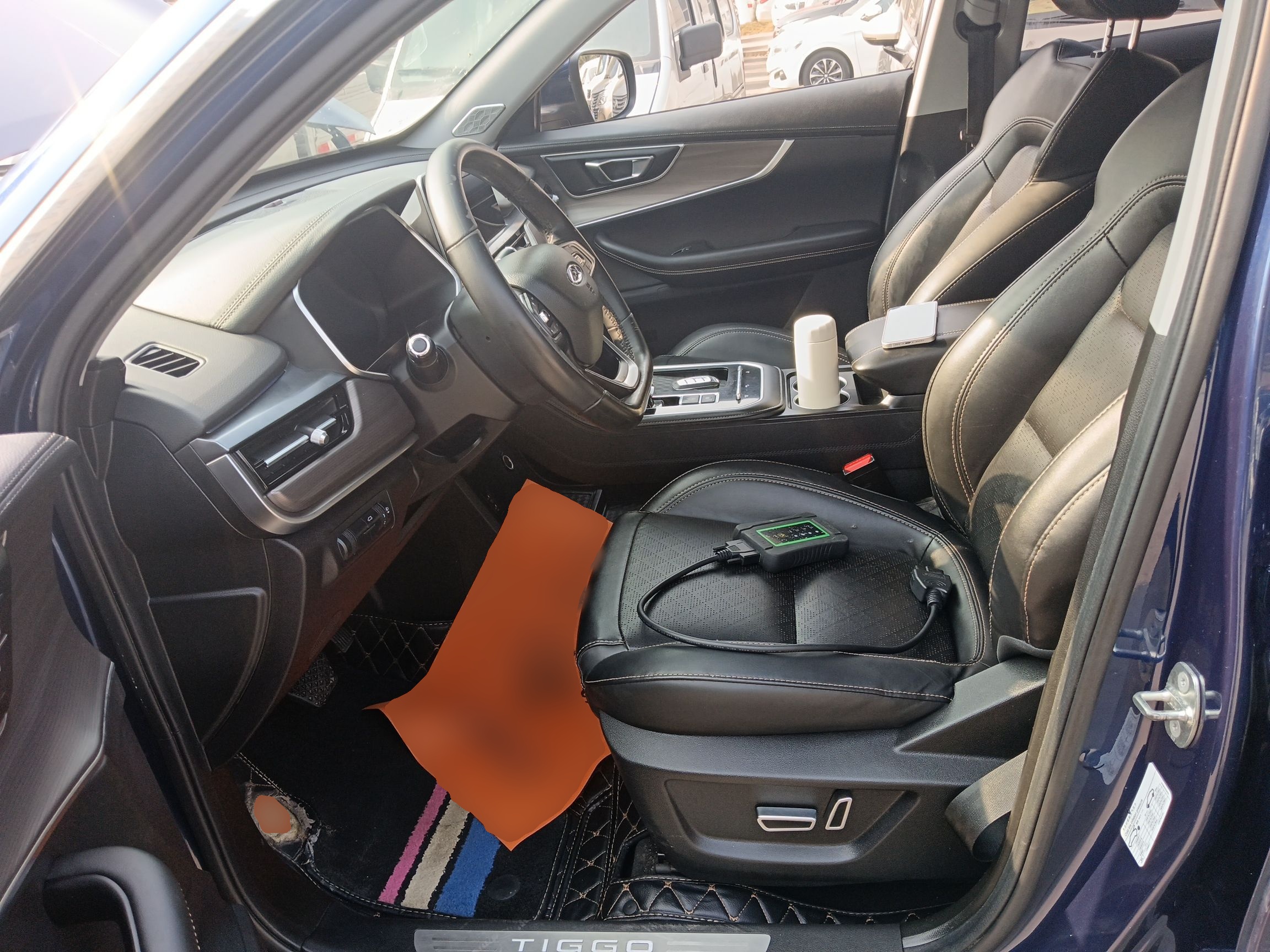 Переднее сиденье в автомобиле