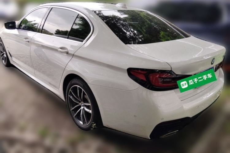 Used BMW 5 Series 2021 525Li M Sport Package Rear Left 45 Deg