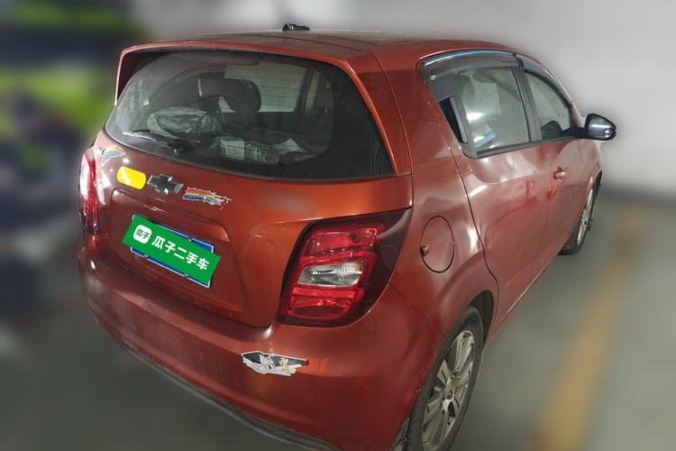 Used Chevrolet Aveo Sonic 2014 Hatchback 1.6 SX AT Fashion Edition Rear Right 45 Deg