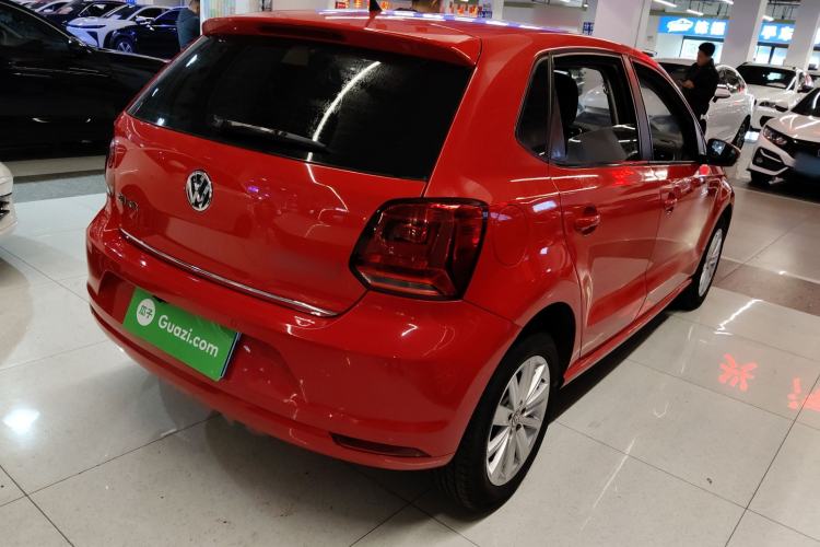Used Volkswagen Polo 2014 1.6L Automatic Comfort Edition Rear Right 45 Deg