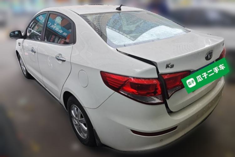 Used Kia K2 2015 Sedan 1.4L MT GLS Rear Left 45 Deg