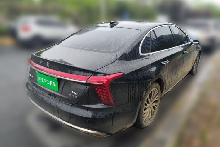 Used Hongqi H5 2025 2.0T Automatic Flag Edition – 500 000 Units Commemorative Version Rear Right 45 Deg