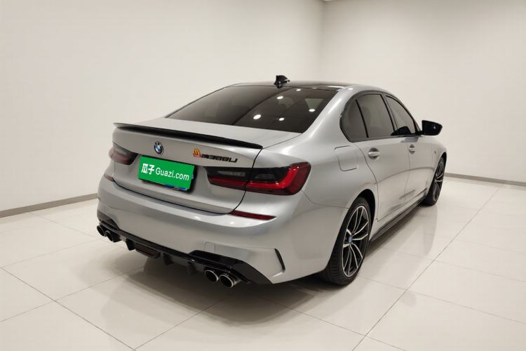 Used BMW 3 Series 2021 325Li M Sport Package Rear Right 45 Deg