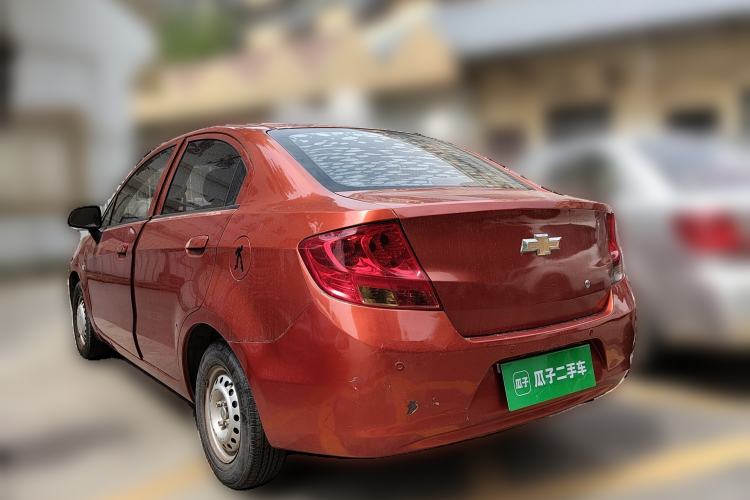 Used Chevrolet Sail 2010 Sedan 1.2L Manual Warm Edition Rear Left 45 Deg