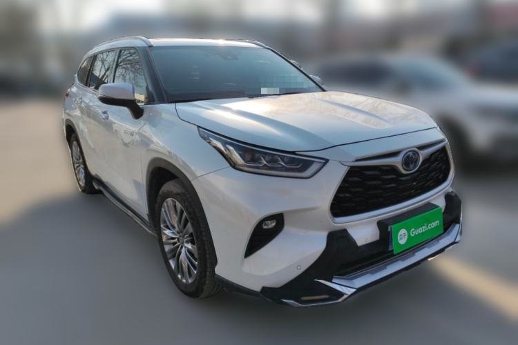 Used Toyota Highlander 2022 Dual-Engine 2.5L Four-Wheel Drive Prestige Version 7 Seats Front Right 45 Deg