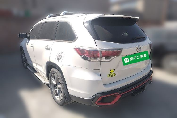 Used Toyota Highlander 2017 2.0T Four-Wheel Drive Luxury Edition 7 Seats Rear Left 45 Deg