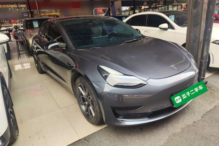 Used Tesla Model 3 2021 Revised Version Standard Range Rear-Wheel Drive Upgraded Edition 3D1 Front Right 45 Deg