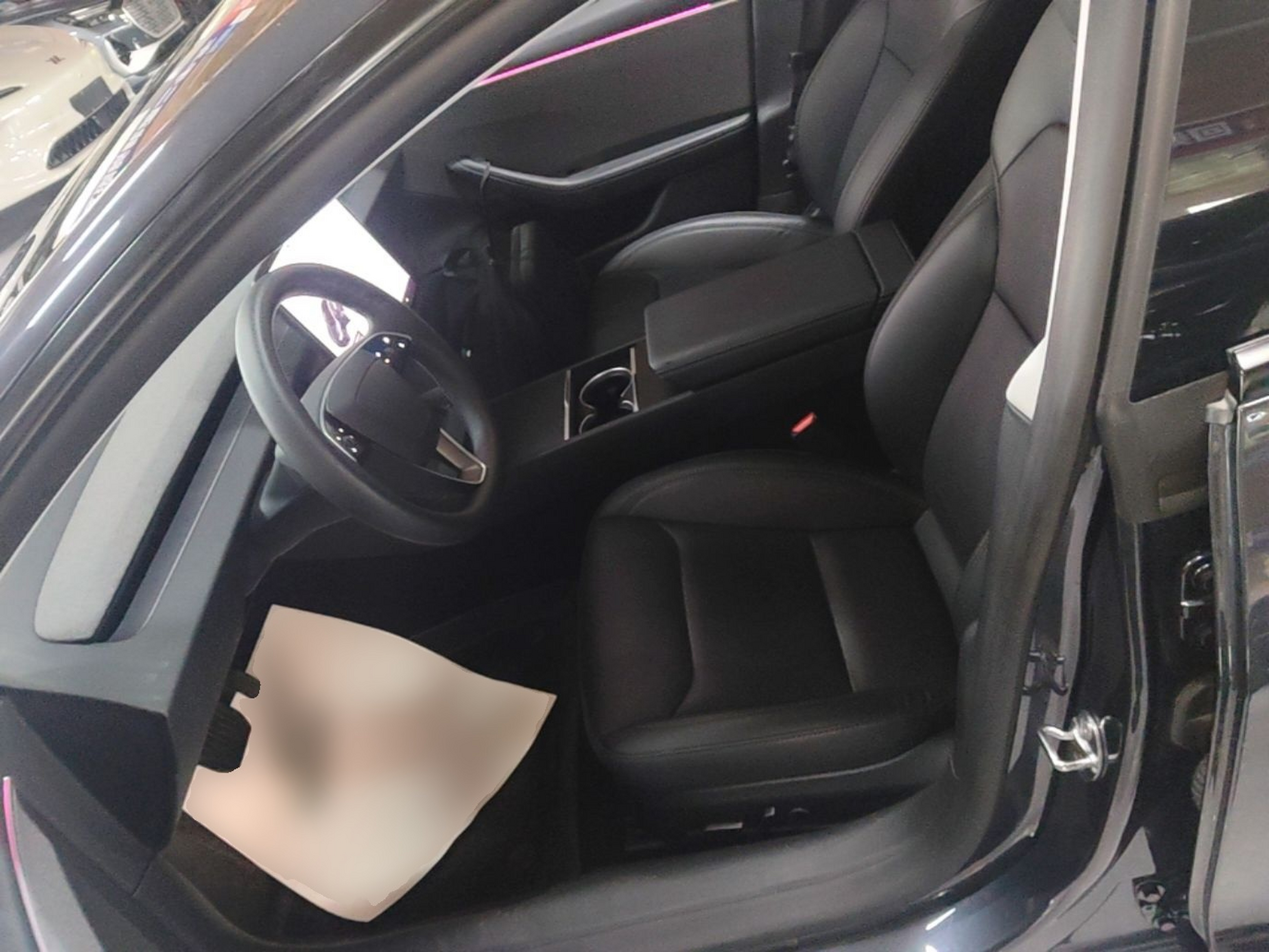 Vordere Reihe im Auto