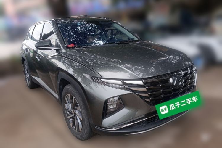 Used Hyundai Tucson 2023 Tucson L 1.5T Automatic Two-Wheel Drive GLX Elite Edition Front Right 45 Deg