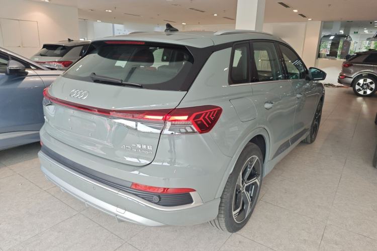 Used Audi Q4 e-tron 2024 40 e-tron Boundary Edition Rear Right 45 Deg