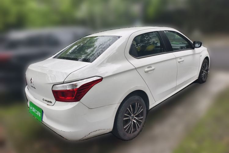 Used Citroen Elysee 2014 1.6L Manual Fashion Edition Rear Right 45 Deg