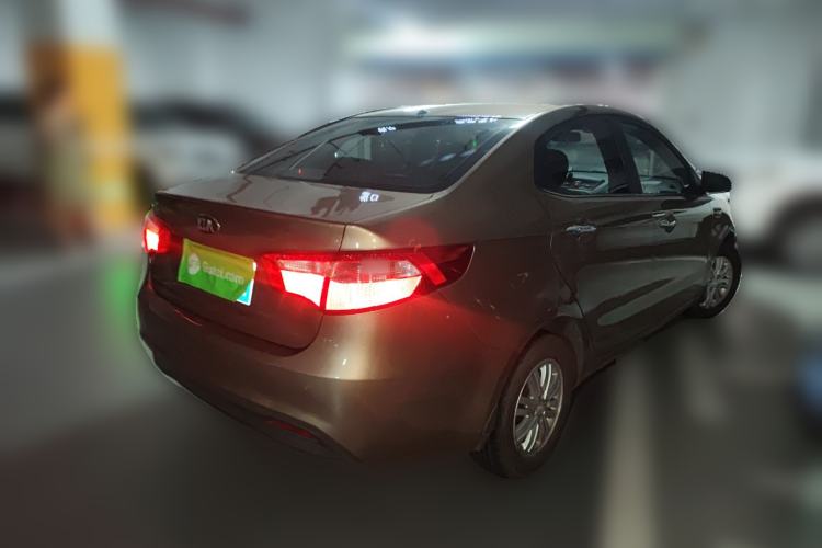 Used Kia K2 2012 Sedan 1.4L Automatic GLS Commemorative Edition Rear Right 45 Deg