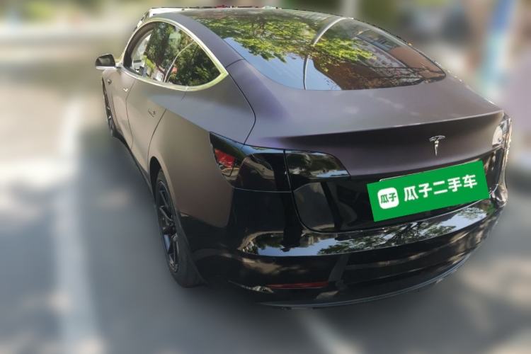 Used Tesla Model 3 2020 Standard Range Rear-Wheel Drive Upgraded Version Rear Left 45 Deg