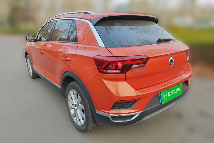 Used Volkswagen T-ROC 2018 230TSI DSG Two-Wheel Drive Advanced Version China V Standard Rear Left 45 Deg
