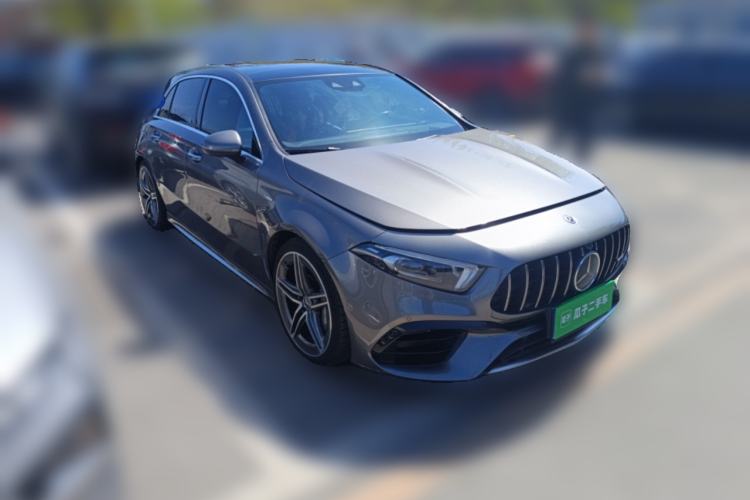 Used Mercedes-Benz A AMG 2022 AMG A 45 4MATIC+ Front Right 45 Deg