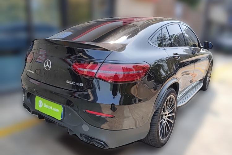 Used Mercedes-Benz GLC Coupe AMG 2017 AMG GLC 43 4MATIC Coupe SUV Rear Right 45 Deg