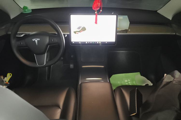 Used Tesla Model Y 2021 Standard Range Rear-Wheel Drive Version Center Console