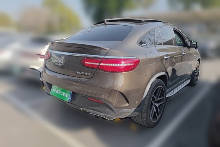 Used Mercedes-Benz GLE Coupe AMG 2017 AMG GLE 43 4MATIC Coupe SUV Rear Right 45 Deg