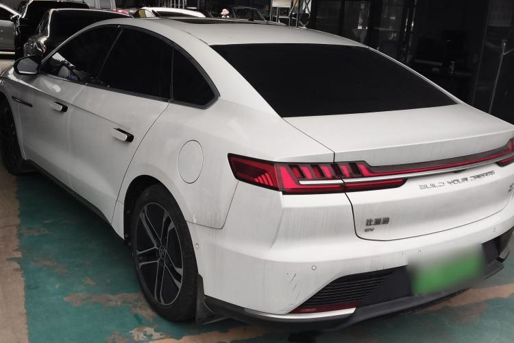 Used BYD Han 2020 EV Long-Range Deluxe Model Rear Left 45 Deg