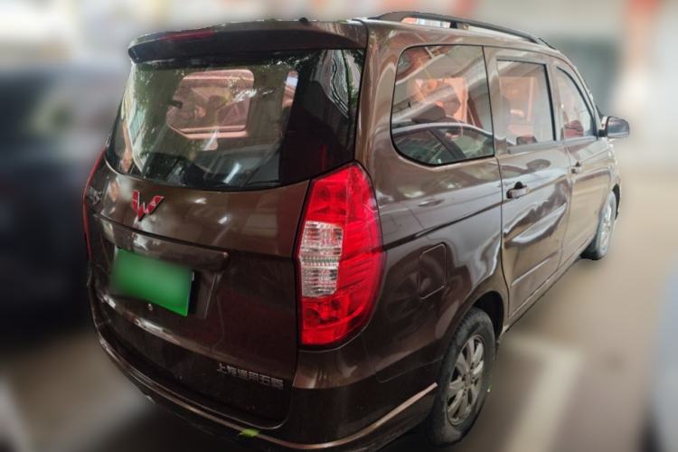 Used Wuling Hongguang 2016 1.5L S1 Deluxe Model China V-standard Rear Right 45 Deg