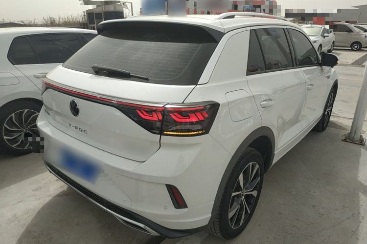 Used Volkswagen T-ROC 2023 300TSI DSG Two-Wheel-Drive Chen Guang Edition Rear Right 45 Deg
