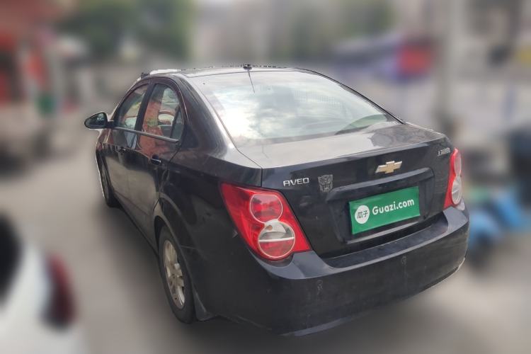 Used Chevrolet Aveo Sonic 2011 Sedan 1.4L Manual Transmission SE Rear Left 45 Deg