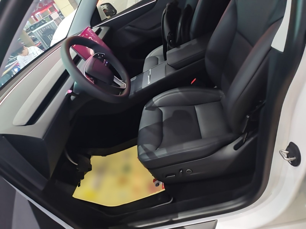 A primeira fila do carro