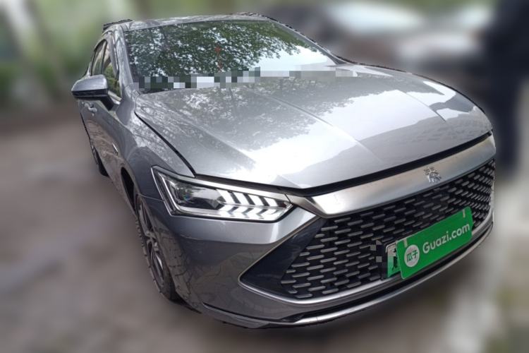Used BYD Qin PLUS 2021 DM-i 55KM Flagship Model Front Right 45 Deg