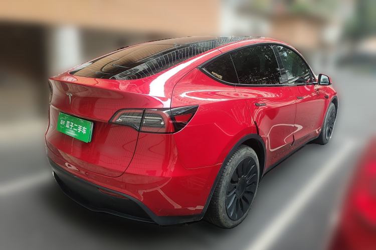 Used Tesla Model Y 2022 Revised Version Rear-Wheel Drive Rear Right 45 Deg