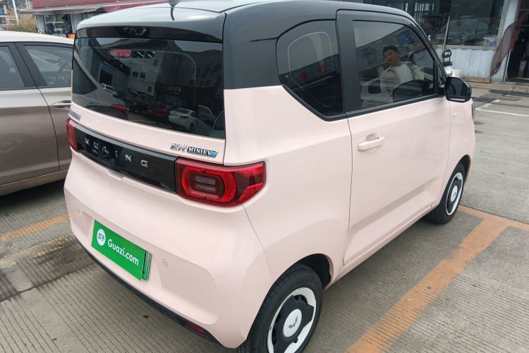 Used Wuling Hongguang MINIEV 2022 Macaron Premium Model – Lithium Ternary Battery Rear Right 45 Deg