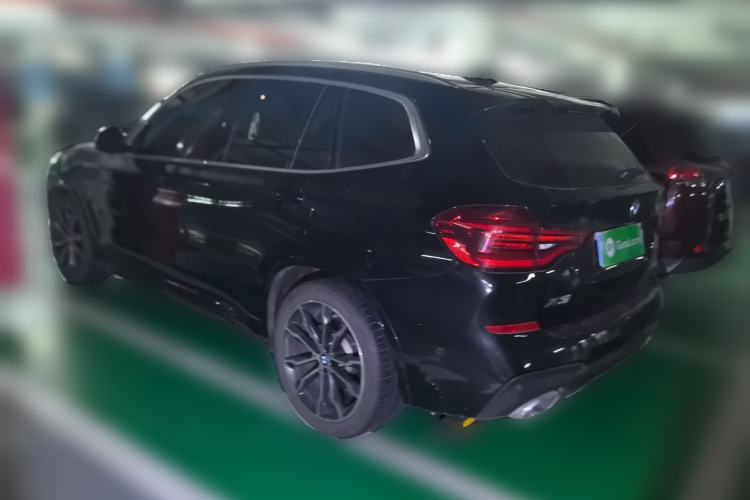 Used BMW X3 2021 xDrive30i Luxury Model with M Sport Package Rear Left 45 Deg