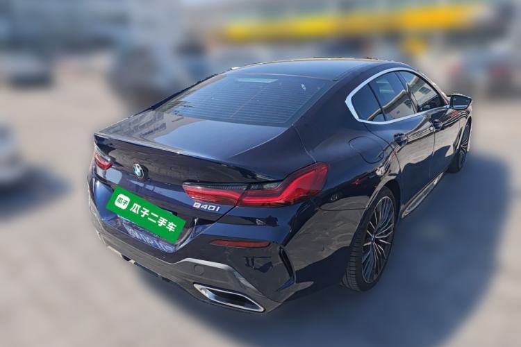 Used BMW 8 Series 2019 840i 4-Door Gran Coupe M Sport Package Rear Right 45 Deg