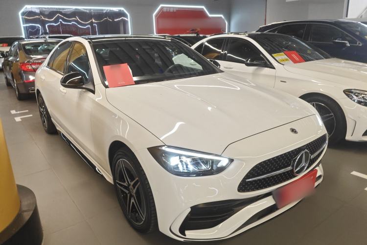 Used Mercedes-Benz C-Class 2023 C 260 L Bright Night Sports Edition Front Right 45 Deg