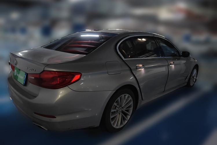 Used BMW 5 Series 2019 530Li Leading Model Luxury Package Rear Right 45 Deg