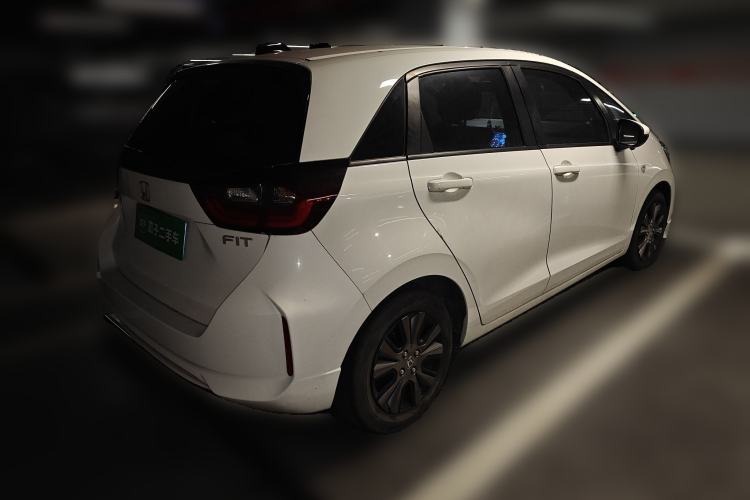 Used Honda Fit 2022 1.5L CVT Trendy Sunroof Edition Rear Right 45 Deg